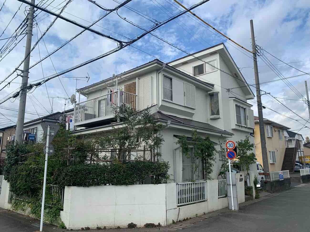 【埼玉県吉川市】I様邸外壁屋根塗装工事が完了しました。日本ペイント パーフェクトトップ 画像