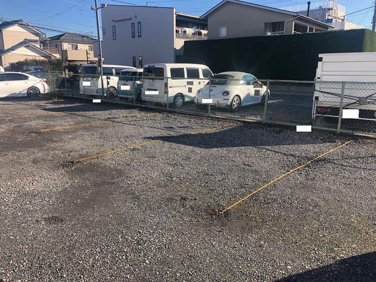 【埼玉県三郷市】S様駐車場トラロープ工事を行いました。 画像