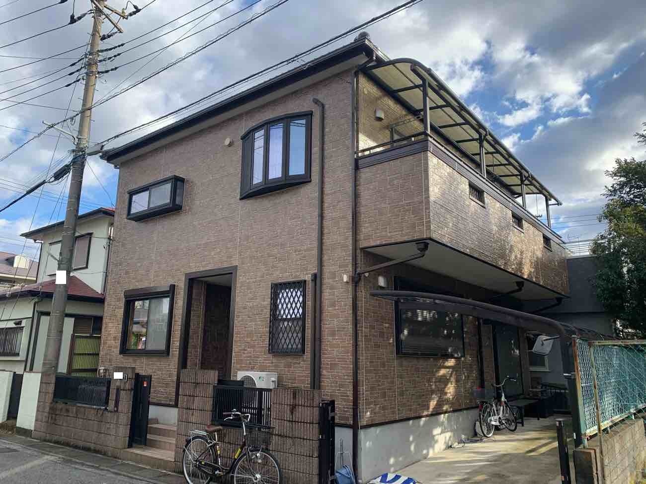 【埼玉県三郷市】M様邸外壁屋根塗装工事が完了しました。 日本ペイント プロテクトクリア 画像