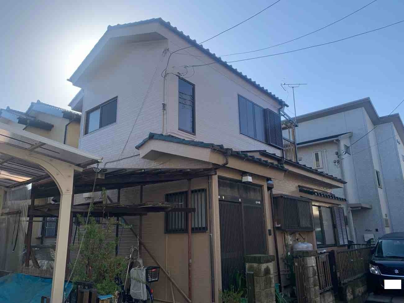 【埼玉県三郷市】T様邸外壁塗装工事が完了しました。日本ペイント ファインパーフェクトトップ 画像