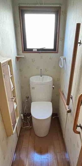 【埼玉県三郷市】I様邸トイレ便器交換工事が完了しました。TOTO ピュアレストEX 画像