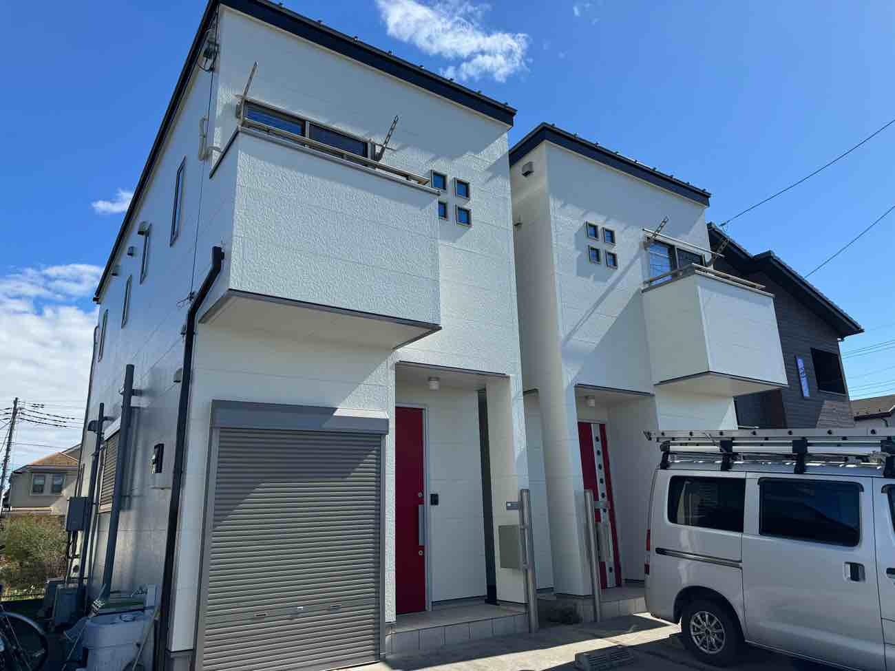 【埼玉県三郷市】I様賃貸住宅外壁屋根塗装工事が完了しました。日本ペイント パーフェクトトップ 画像