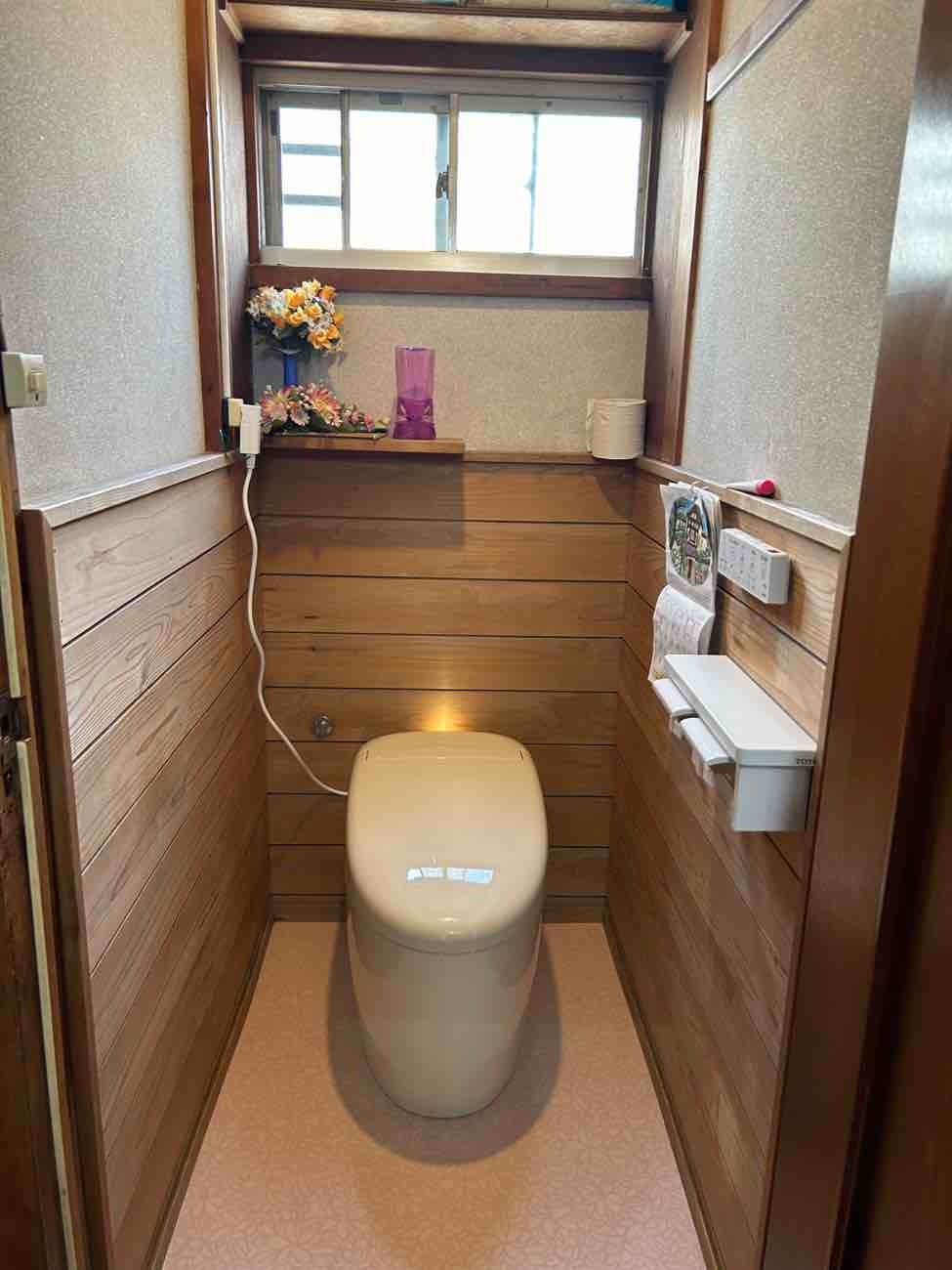 【埼玉県三郷市】T様邸トイレ交換リフォーム工事が完了しました。TOTO ネオレスト 画像