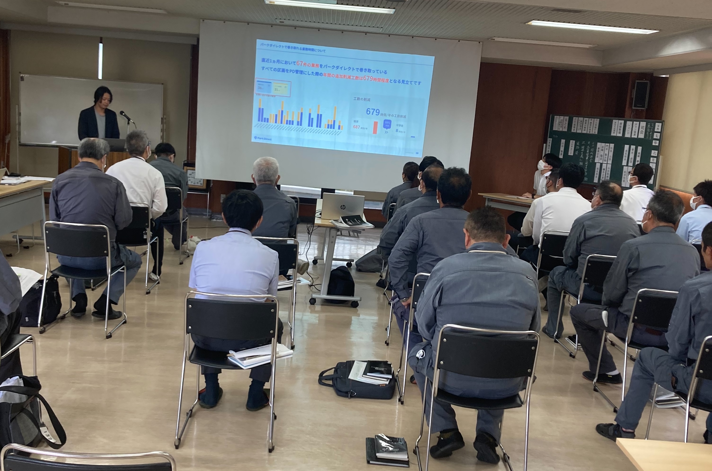 【埼玉県三郷市】駐車場造成工事後の募集についてリフォーム 不動産含めて研修しました 画像