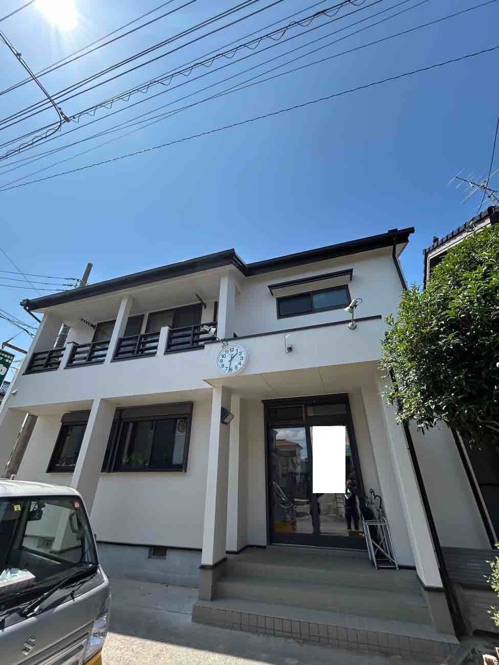 【埼玉県北葛飾郡松伏町】N様邸外壁塗装工事 アステックペイント シリコンREVO1000 画像