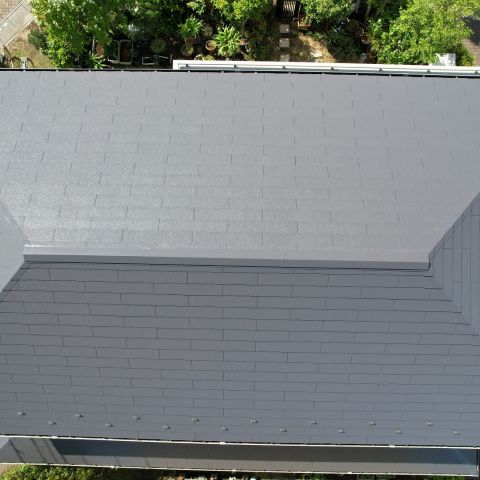 【埼玉県吉川市】O様邸屋根塗装工事が完了しました。日本ペイント サーモアイsi アイキャッチ画像