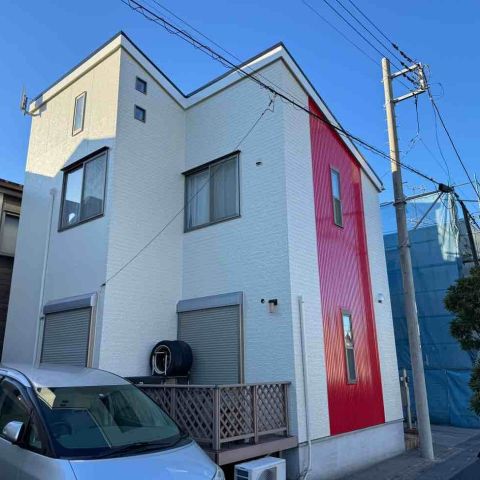 【埼玉県三郷市】M様邸外壁屋根塗装工事が完了しました。ロックペイント ハイパービルロック アイキャッチ画像