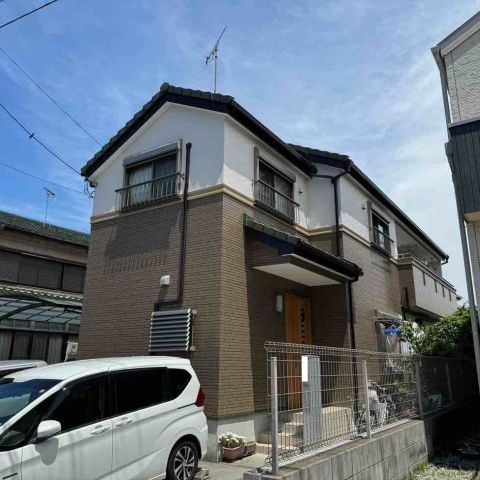 【埼玉県三郷市】A様邸外壁屋根塗装工事が完了しました。キクスイ パワーフッ素 アイキャッチ画像