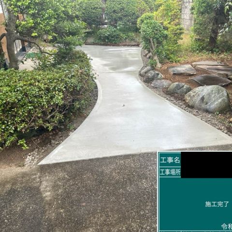 【埼玉県三郷市】M様邸敷地整備外構土間工事が完了しました。 アイキャッチ画像